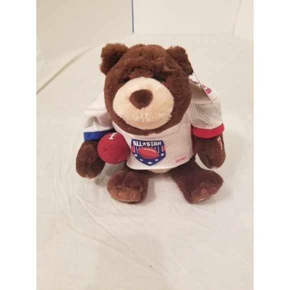 Funny Gund Gridiron Bear Talking Animated Fanatic Football Bear Model‎ NWT - Picture 1 of 10